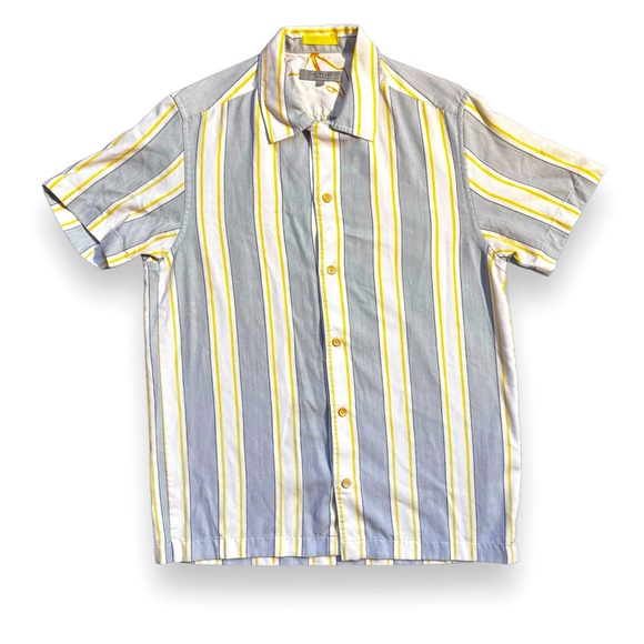 Ted Baker Striped Button Down Shirt size 1(small) - Picture 1 of 12